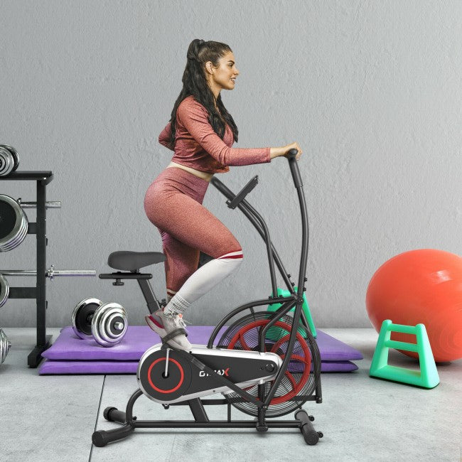 Upright fan exercise discount bike