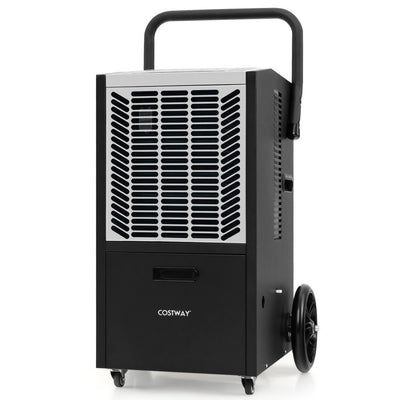 140 Pints Portable Commercial Dehumidifier 4500 Sq.Ft Crawl Space Industrial Dehumidifier with 24H Timer and Lockable Wheels