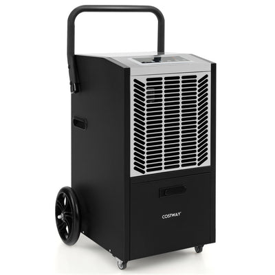 140 Pints Portable Commercial Dehumidifier 4500 Sq.Ft Crawl Space Industrial Dehumidifier with 24H Timer and Lockable Wheels