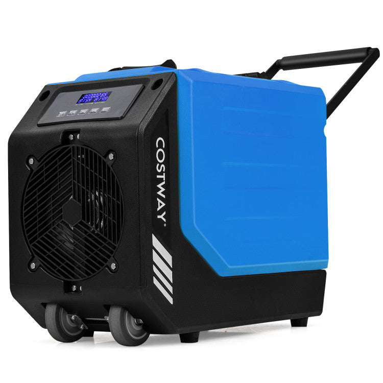 190 PPD Portable Commercial Dehumidifier Industrial Compact Crawl Space Dehumidifier with 24H Timer and Auto Defrost