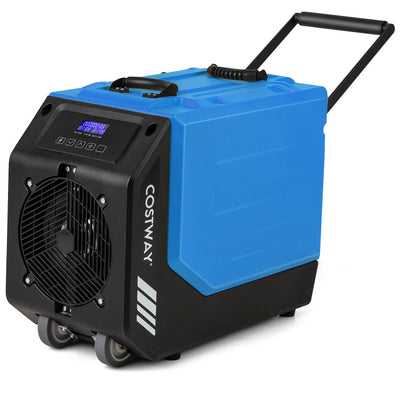 190 PPD Portable Commercial Dehumidifier Industrial Compact Crawl Space Dehumidifier with 24H Timer and Auto Defrost