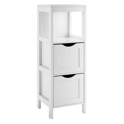 Freestanding Storage Cabinet with 2 Removable Drawers for Bathroom