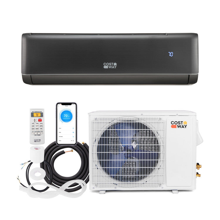 22000 BTU 4-in-1 Wifi Enabled Mini Split Air Conditioner & Heater 21 SEER2 208-230V Inverter AC Unit with 4 Working Modes and Voice Control