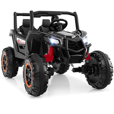 24V 2-Seater Kids Ride On UTV Off-Road Truck Battery Powered Toy Car with Remote Control and Suspension Spring System