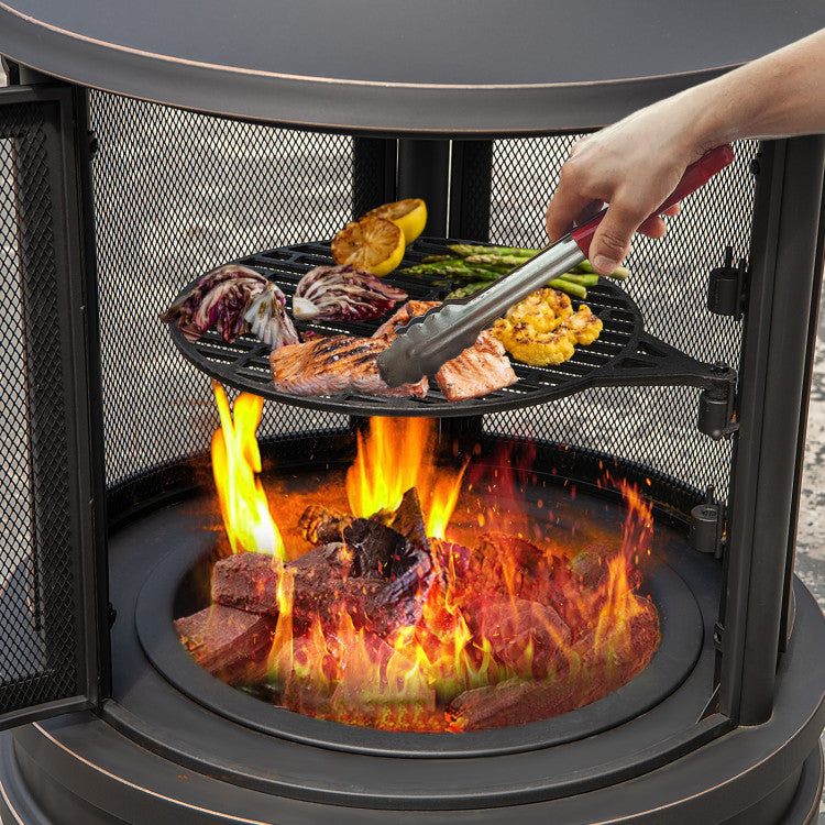 Outdoor fire grill best sale