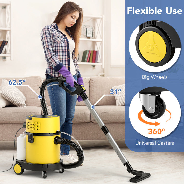 4-in-1 Portable Wet Dry Vacuum Cleaner Shampoo Carpet & Upholstery  Cleaner Machine with Remote Control and Attachments