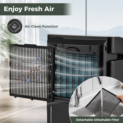 4500 Sq. Ft Dehumidifier 57 Pint Large Quiet Dehumidifiers with 24-Hour Timer and Overflow Protection