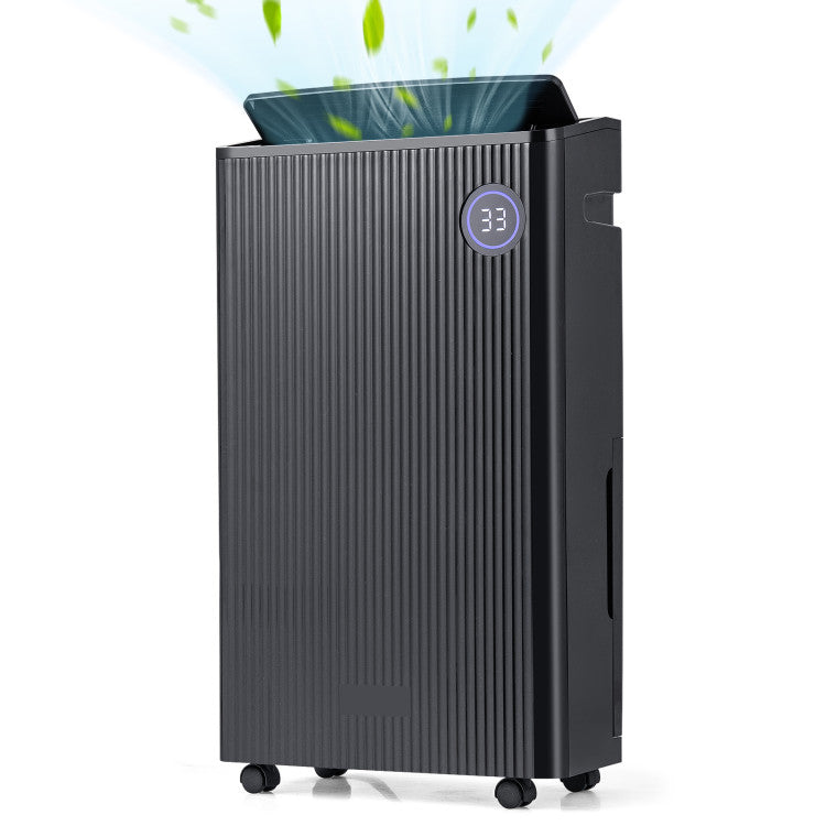 4500 Sq. Ft Dehumidifier 57 Pint Large Quiet Dehumidifiers with 24-Hour Timer and Overflow Protection