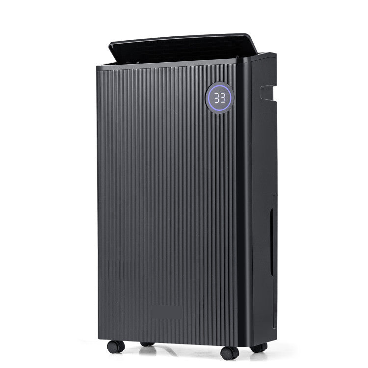 4500 Sq. Ft Dehumidifier 57 Pint Large Quiet Dehumidifiers with 24-Hour Timer and Overflow Protection