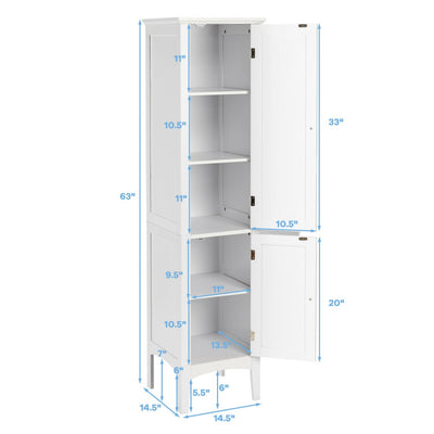 Freestanding Bathroom Storage Cabinet for Kitchen and Living Room