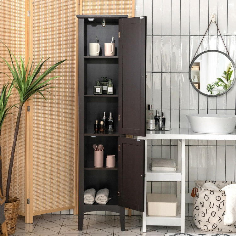 Freestanding Bathroom Storage Cabinet for Kitchen and Living Room