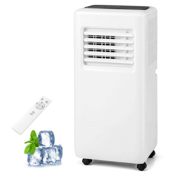 8000 BTU Portable Air Conditioner 3-in-1 AC Unit with Dehumidifier and Remote Control