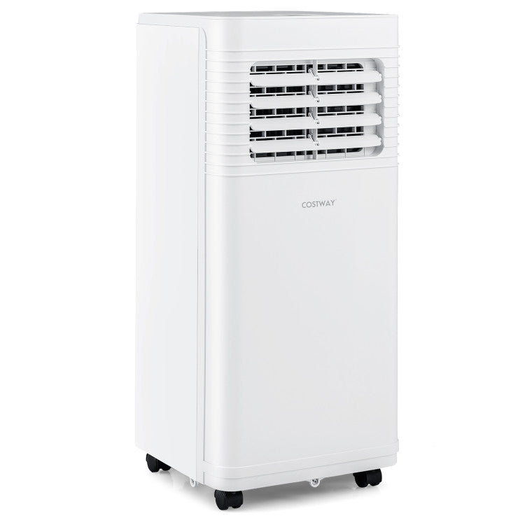 8000/9000 BTU Portable Air Conditioner 3 in 1 AC Unit with 24H Timer and 4 Universal Wheels