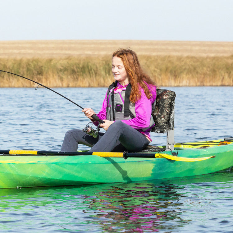 Outdoor Captain Fishing Chair Low Back Folding Padded Boat Seat with Removable Oxford Fabric Cover