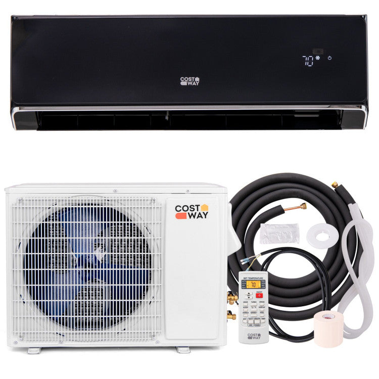 22000 BTU 4-in-1 Mini Split Air Conditioner 21 SEER2 208-230V Split AC Unit with 24h Timer and Self-Cleaning Function