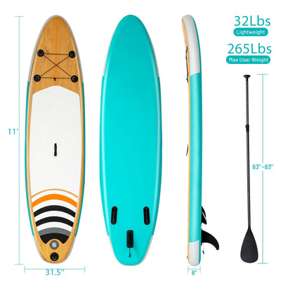 Inflatable Stand Up Paddle Surfboard with Bag