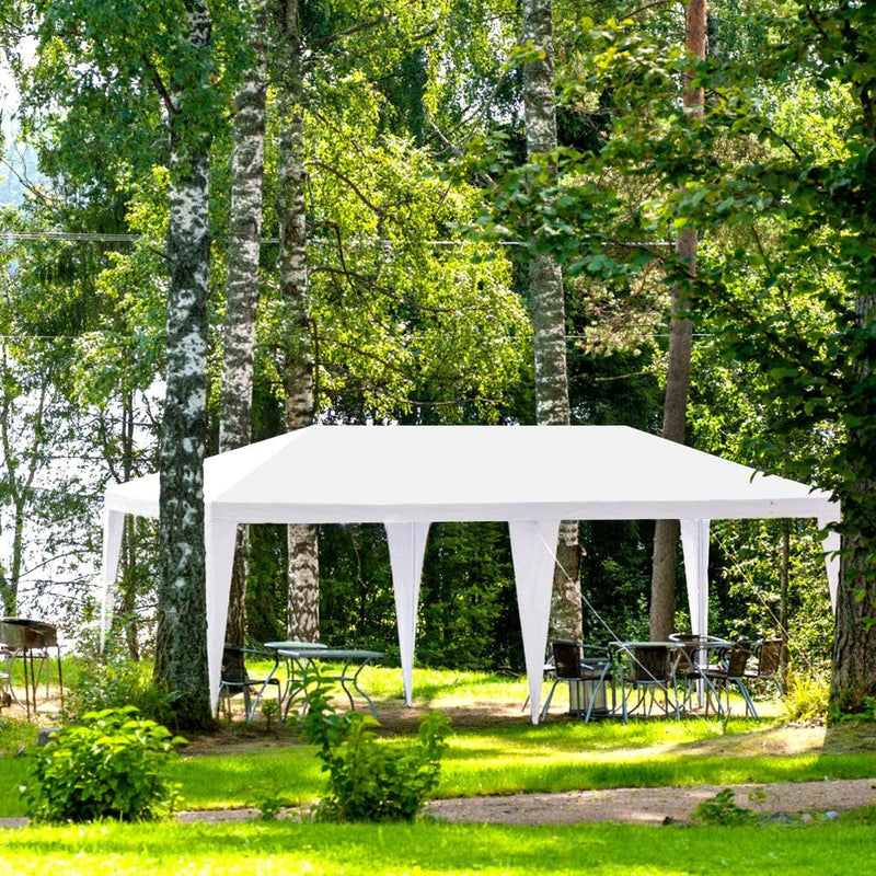 10 x 20 Feet 6 Sidewalls Canopy Tent with Carry Bag