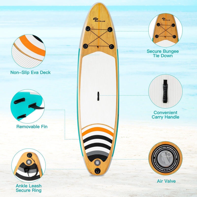 Inflatable Stand Up Paddle Surfboard with Bag