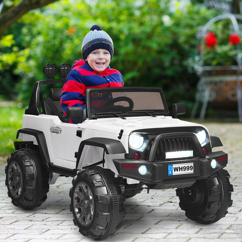 12V Kids Spring Suspension Ride On Truck