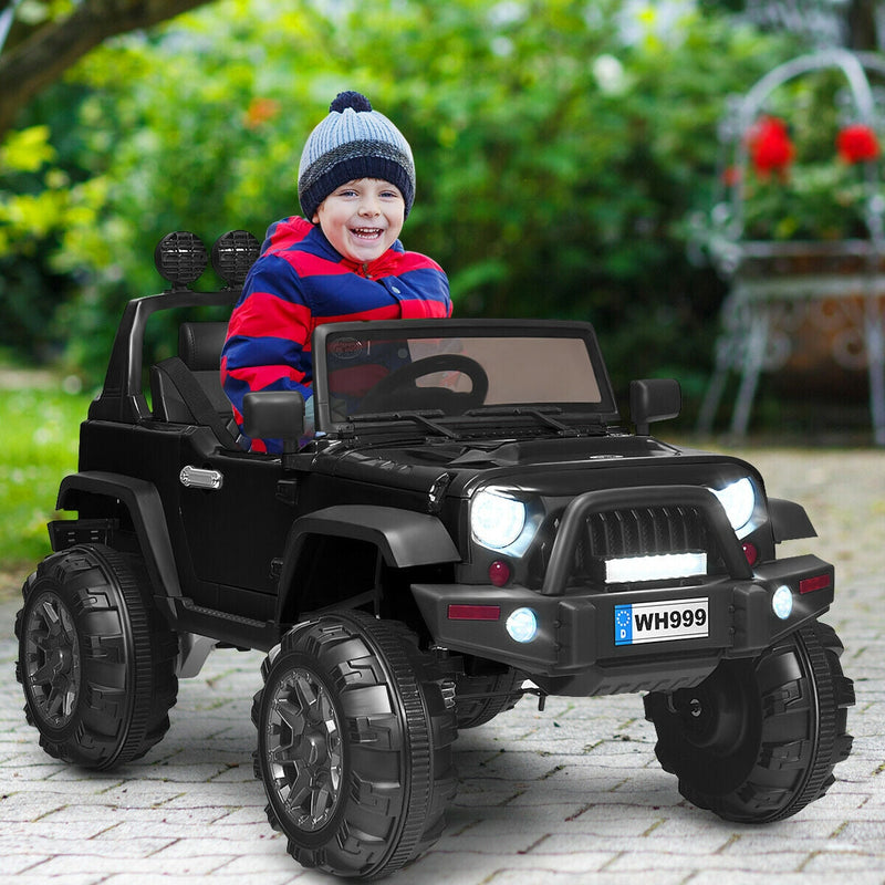 12V Kids Spring Suspension Ride On Truck