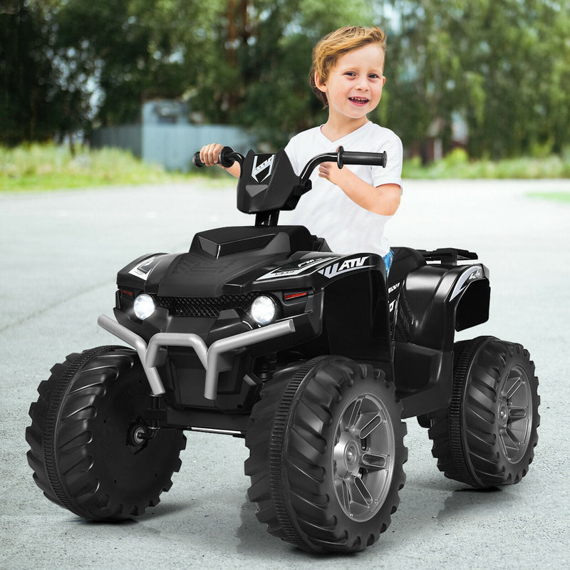 12V Kids Electric 4-Wheeler ATV Quad Ride On Car with LED Light