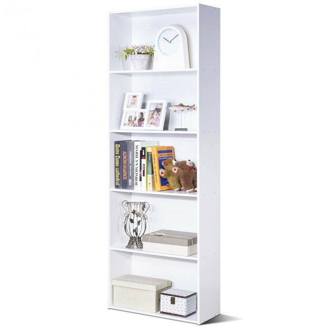 5-Shelf Storage Bookcase