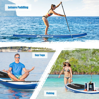 Inflatable Adjustable Paddle Board with Carry Bag