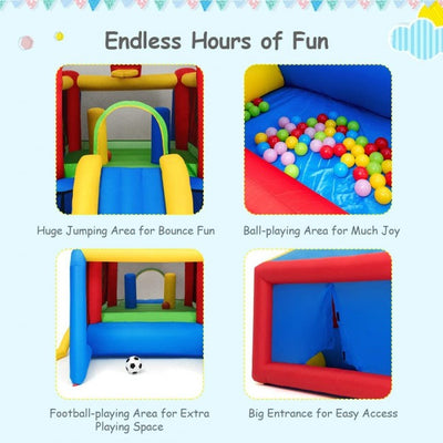 Kids Gift Inflatable Bounce House with 480W Blower