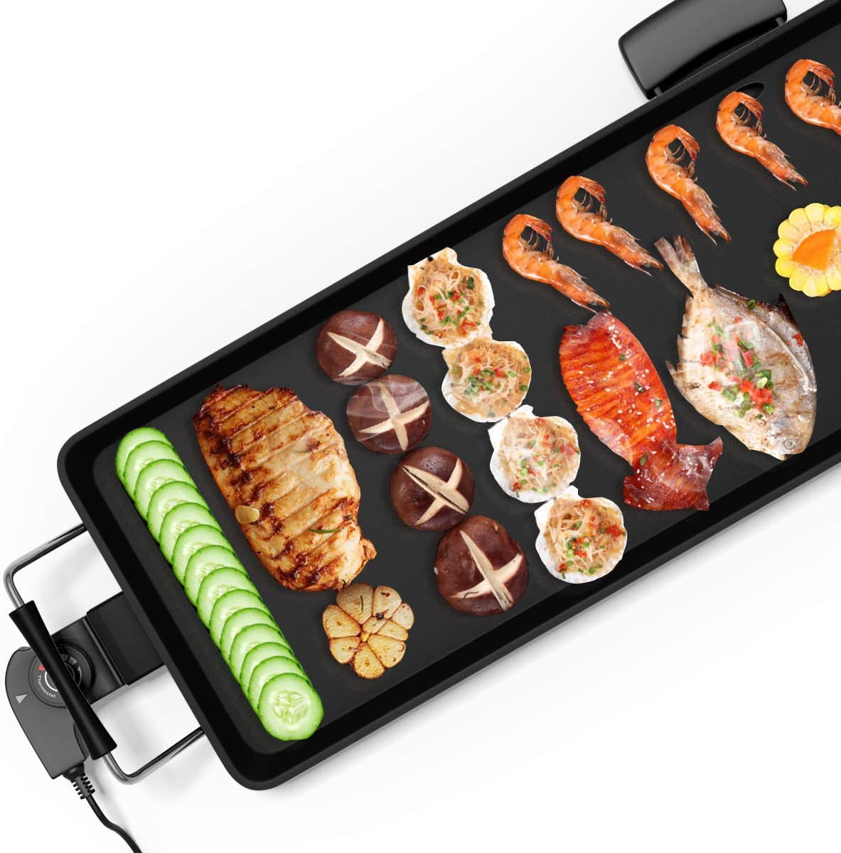  Camerons BBQ Grill Topper Grilling Pans (Set of 2) - Non-Stick  Barbecue Trays w Stainless Steel Handles- Indoor Outdoor use for Meat,  Vegetables & Seafood -Holiday Party Exchange & Christmas Gift