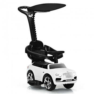 Licensed Bentley Kids Push Car With Removable Canopy