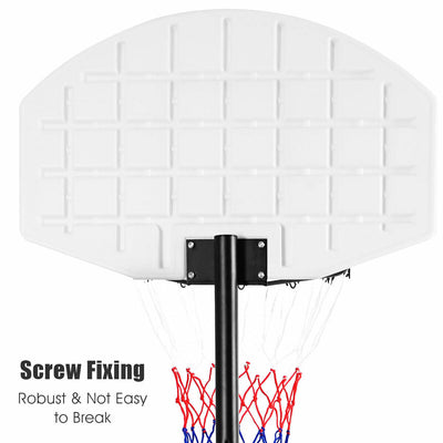 Adjustable Basketball Hoop System Stand with Wheels